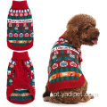 Suéter de Natal para cachorro e colete para animais de estimação